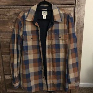 LL Bean Men's Lined Hurricane Shirt Medium